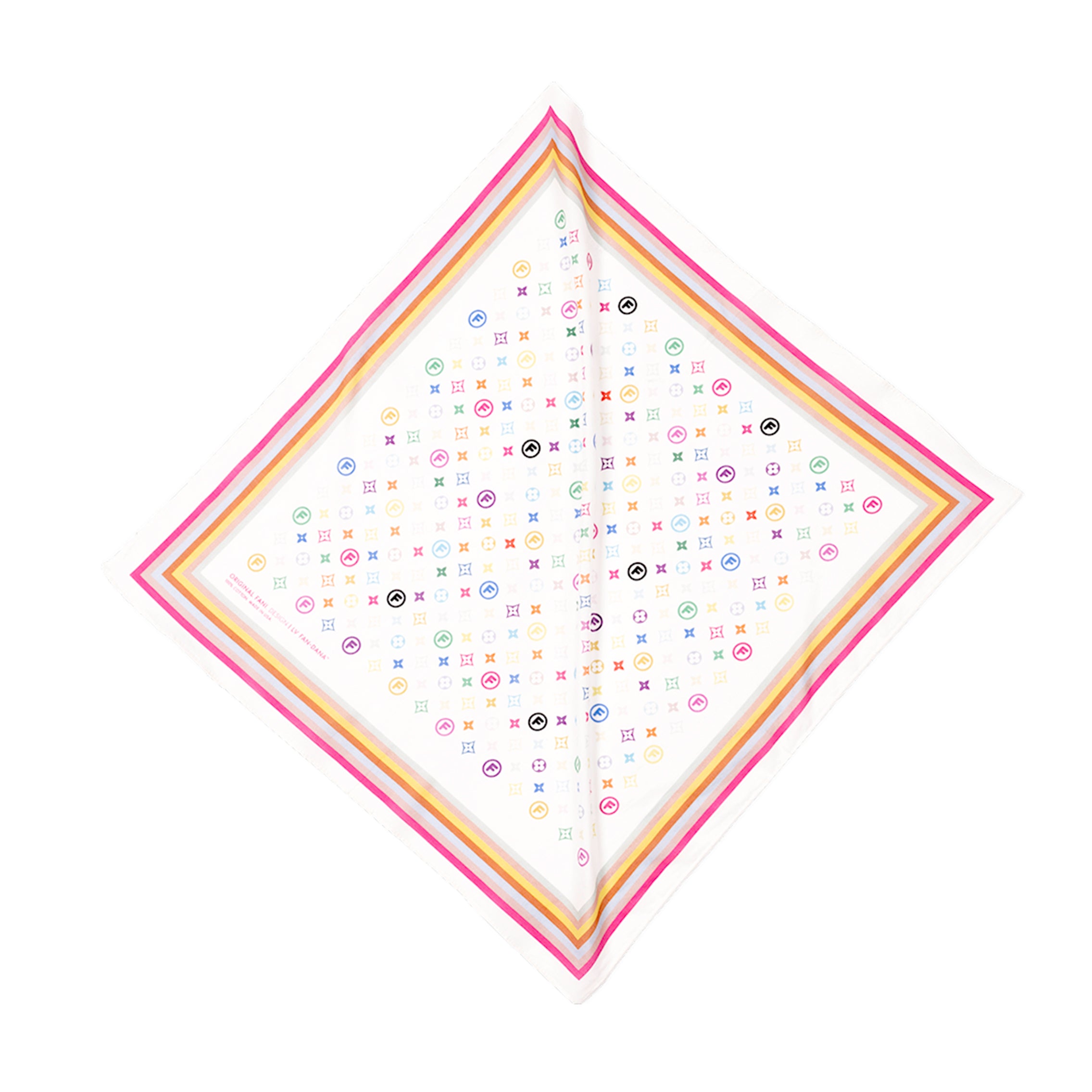 OriginalFani®design Multicolored LV Fan-dana™ (White)