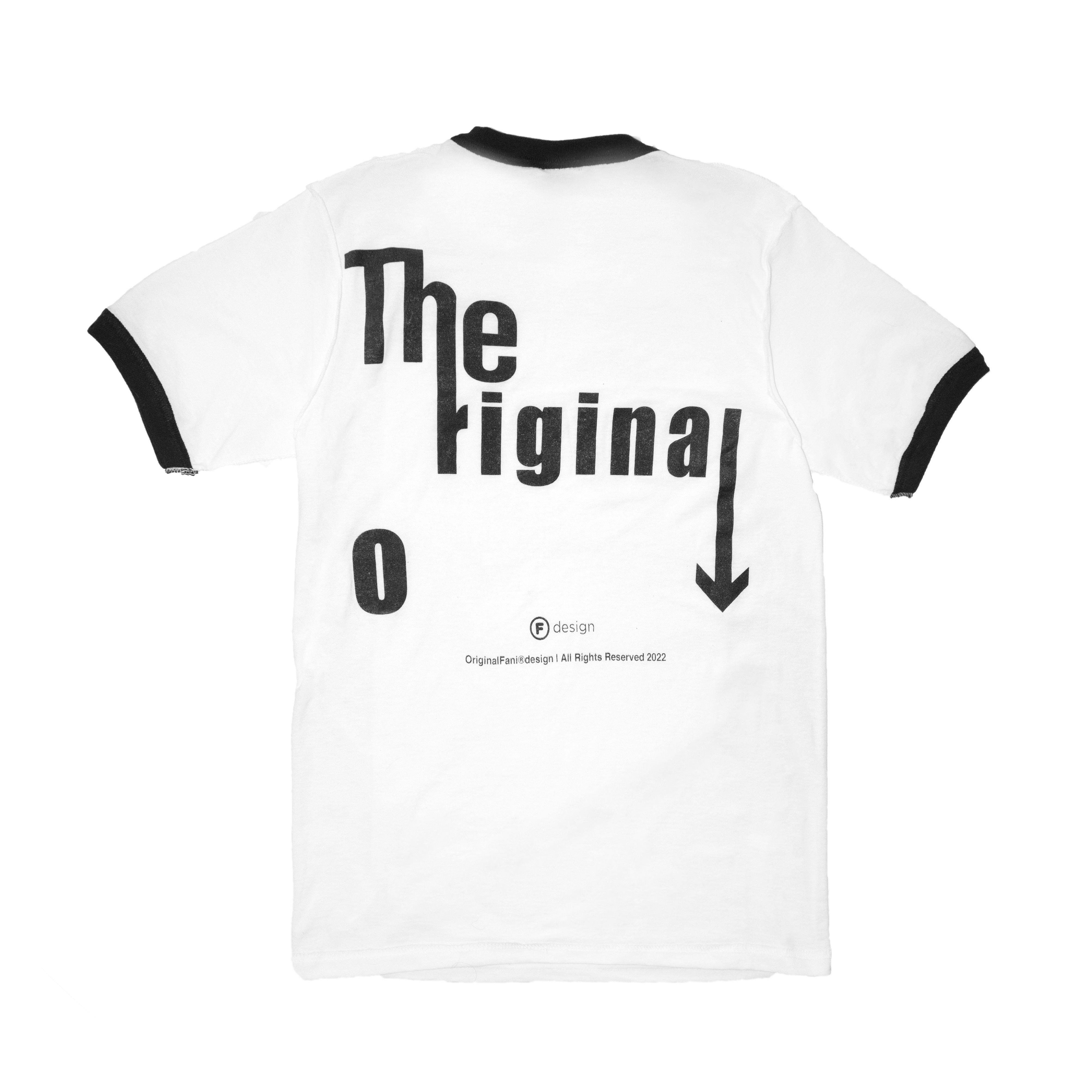 OriginalFani®design "Who" Ringer T-Shirt (Black)